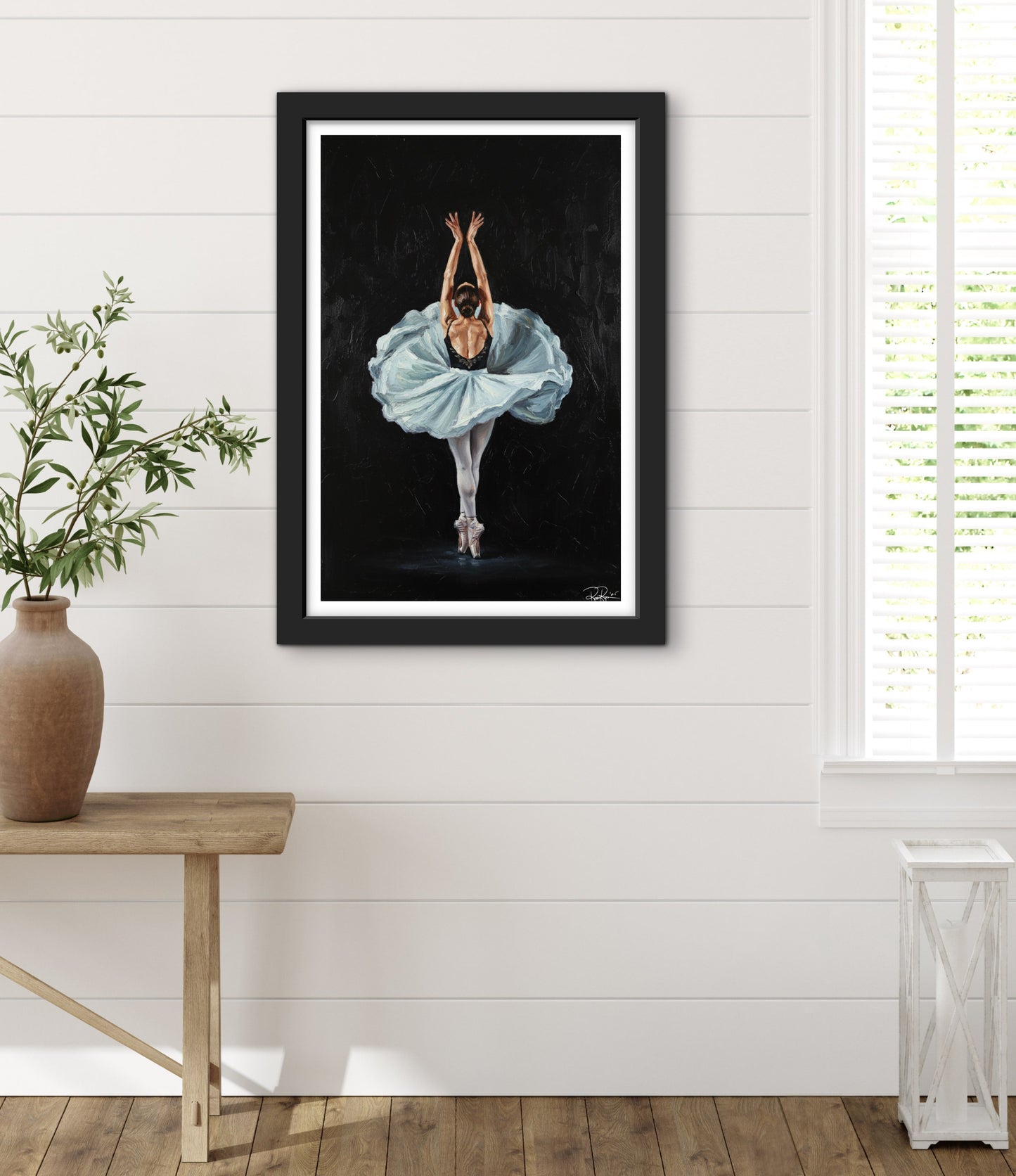 Dancer poster on a wall